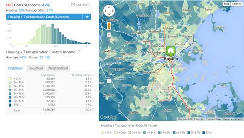 Housing Transportation Affordability Index Center For Neighborhood Technology